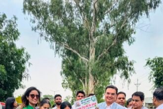 Tree Plantation Held in Ecotech-3 Under the 'Ek Ped Maa Ke Naam' Campaign, Citizens Urged to Plant More Trees IMAGE CREDIT TO Tree Plantation Held in Ecotech-3 Under the 'Ek Ped Maa Ke Naam' Campaign, Citizens Urged to Plant More Trees IMAGE CREDIT TO Tree Plantation Held in Ecotech-3 Under the 'Ek Ped Maa Ke Naam' Campaign, Citizens Urged to Plant More Trees IMAGE CREDIT TO प्राधिकरण