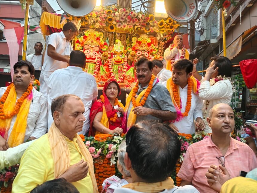 Grand Rath Yatra of Lord Jagannath Taken Out with Devotion and Enthusiasm, Shamli City Resonated with Chants of Devotion IMAGE CREDIT TO रिपोर्टर
