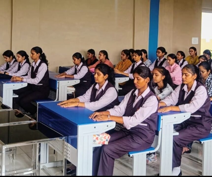 Workshop Held at Maples College on Guru Purnima, Emphasis Placed on Moral Values in Education IMAGE CREDIT TO REPORTER