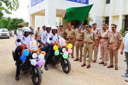 Hapur Police Receives Two Advanced Interceptor Bikes for Effective Monitoring of Overspeeding IMAGE CREDIT TO POLICE