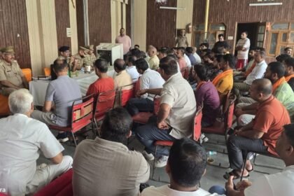 Kanwar Yatra: Meeting Held Under the Chairmanship of ACP Ziauddin Ahmed, Security Arrangements Discussed Image Credit: पुलिस