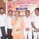 Demand to Keep Meat and Liquor Shops Closed During the Month of Shravan, Says Vineet Agarwal Sharda in Shamli IMAGE CREDIT TO रिपोर्टर