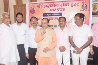 Demand to Keep Meat and Liquor Shops Closed During the Month of Shravan, Says Vineet Agarwal Sharda in Shamli IMAGE CREDIT TO रिपोर्टर