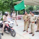 Kanwar Yatra Security Strengthened with New Initiative; SP Flags Off 17 Kanwar Mobile Bikes. IMAGE CREDIT TO POLICE