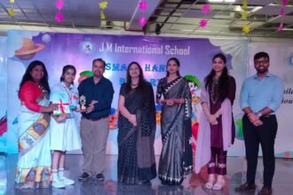 Greater Noida West: More than 200 students showcased their talent at the inter-school art competition, Small Hands Big Art 7.0. IMAGE CREDIT स्कूल