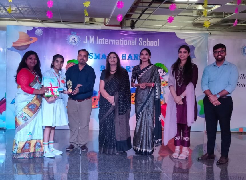 Greater Noida West: More than 200 students showcased their talent at the inter-school art competition, Small Hands Big Art 7.0. IMAGE CREDIT स्कूल