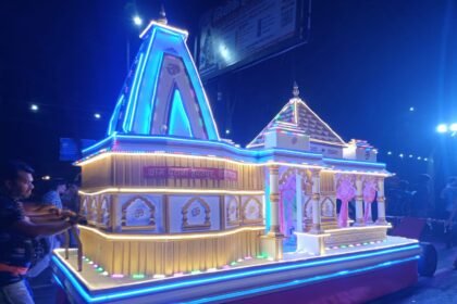 The Delhi–Meerut route has taken on a Shiva-inspired atmosphere as the number of Kanwariyas continues to rise, with volunteers gathering at service camps set up at various places. IMAGE CREDIT TO रिपोर्टर