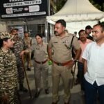 Amid the growing crowds of Dak Kanwariyas, the DM and SSP inspected the highway up to Motichur. IMAGE CREDIT TO सूचना विभाग