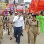 Additional CP Rajkaran Naiyyar Keeps a Close Watch on the Security of Shri Dudheshwar Nath Temple, Inspects Police Personnel Deployed on Duty IMAGE CREDIT TO पुलिस