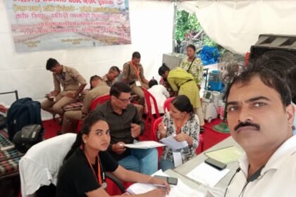 Health Services Remain Alert During Kanwar Yatra; 15,010 Devotees Receive Free Treatment on the Fourth Day. IMAGE CREDIT रिपोर्टर