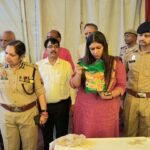 The Police Commissioner and District Magistrate reviewed the security arrangements along the Kanwar route and at Nankeshwar Mahadev Temple. IMAGE CREDIT TO सूचना विभाग