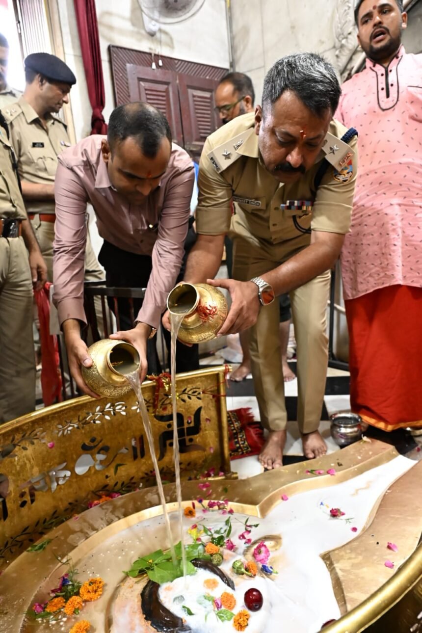 Kanwar Yatra Concludes Peacefully, DM and SSP Perform Jalabhishek at Daksheshwar Mahadev IMAGE CREDIT TO सूचना विभाग