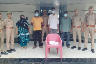 Indirapuram Police Busts Sex Racket; Four Arrested. IMAGE CREDIT पुलिस