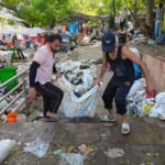After the Kanwar Mela, a massive cleanliness drive was conducted in Haridwar, with more than 30 tonnes of waste removed. IMAGE CREDIT TO रिपोर्टर