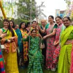 Women Enjoy Swings and Cultural Programmes at Hariyali Teej Festival IMAGE CREDIT TO रिपोर्टर