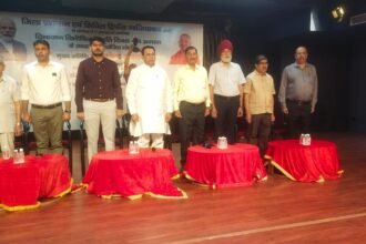 State Minister Narendra Kashyap Inaugurates a Photo Exhibition on Partition Horrors Remembrance Day IMAGE CREDIT TO सूचना विभाग
