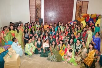 Hariyali Teej Celebrated with Great Fanfare at Eros Sampurnam, with More Than 250 Women Enjoying the Festivities IMAGE CREDIT TO रिपोर्टर