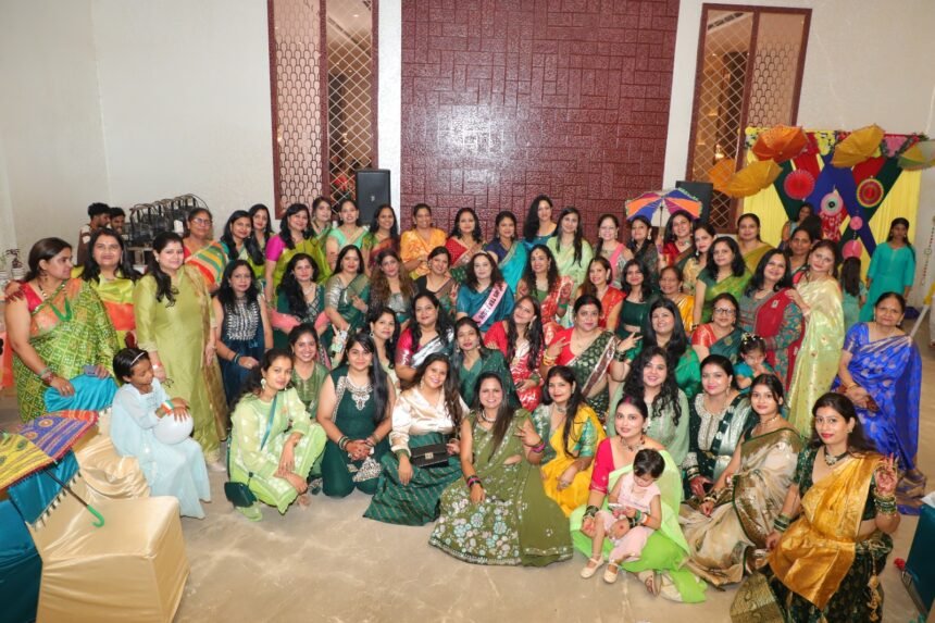 Hariyali Teej Celebrated with Great Fanfare at Eros Sampurnam, with More Than 250 Women Enjoying the Festivities IMAGE CREDIT TO रिपोर्टर