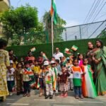 The Tricolour Soared with Pride Amid Patriotic Performances; Tiranga Rally Held to Spread the Message of Patriotism IMAGE CREDIT TO स्कूल