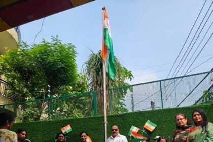 The Tricolour Soared with Pride Amid Patriotic Performances; Tiranga Rally Held to Spread the Message of Patriotism IMAGE CREDIT TO स्कूल