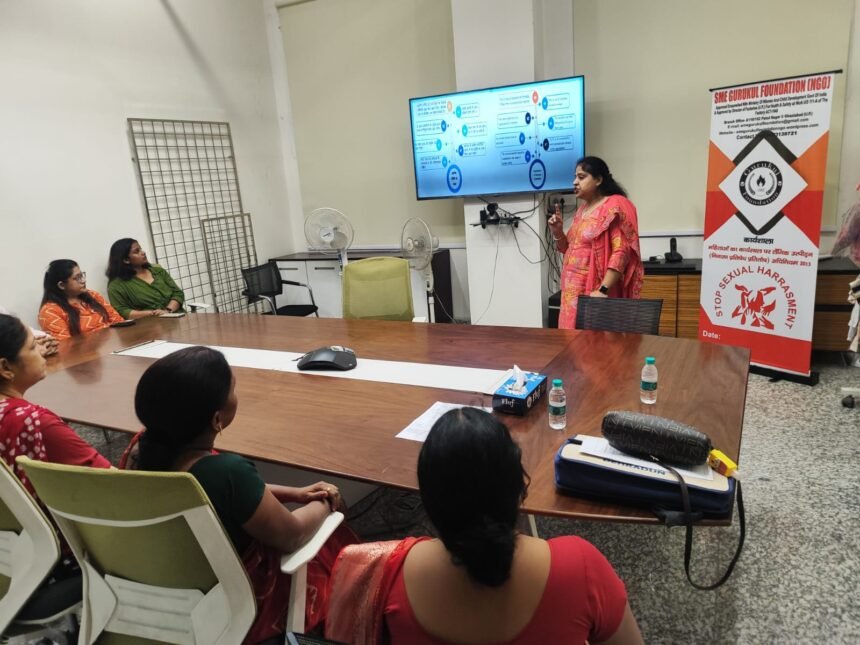 Sexual Harassment Law 2013: Internal Committee Meeting Concluded at Noida’s Wear Well India Company | IMAGE CREDIT TO: गुरुकुल फाउंडेशन