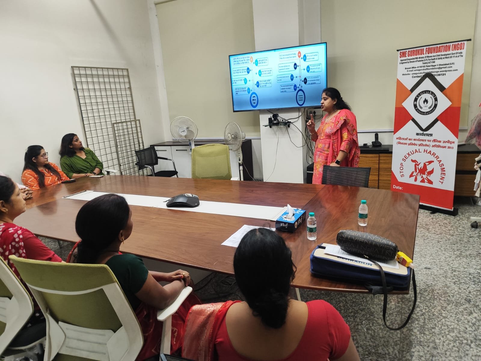 Sexual Harassment Law 2013: Internal Committee Meeting Concluded at Noida’s Wear Well India Company | IMAGE CREDIT TO: गुरुकुल फाउंडेशन