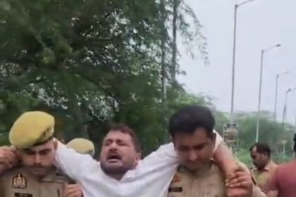 Loni Border Police Arrests Cow Slaughtering Accused in Encounter, Shot in the Leg | IMAGE CREDIT TO: POLICE