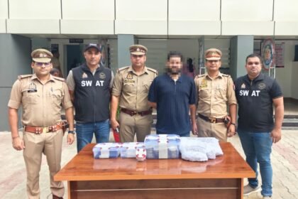 Operation Prahar: Inter-State Smuggler Supplying Narcotics from Bihar to NCR Arrested, ₹13 Lakh Cash Recovered | IMAGE CREDIT TO: पुलिस