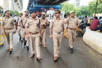 Kanwar Yatra: DCP Dhawal Jaiswal Reviews Arrangements in Madhuban Bapudham Area, Issues Necessary Directions to Officials IMAGE CREDIT TO पुलिस