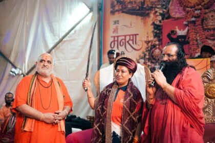 2036 Olympic Resolution Kanwar Yatra Receives Blessings from Saints, Yatra to Begin from Har Ki Pauri on August 10 IMAGE CREDIT TO रिपोर्टर