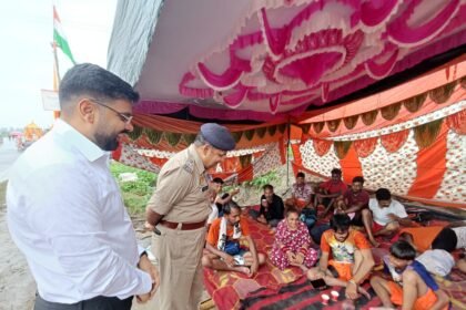 DM-SP Monitor Kanwar Routes, Review Arrangements for Devotees’ Safety | IMAGE CREDIT TO विभाग