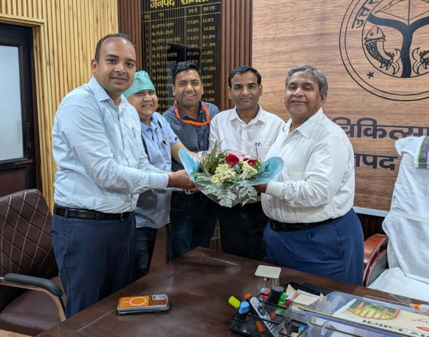 Newly Appointed Office Bearers Meet CMO, Raise Issues Faced by Doctors | IMAGE CREDIT TO विभाग