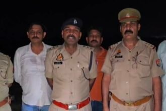 Bhojpur Police Encounter: Two Accused Wanted in a Robbery Case Shot in the Leg — IMAGE CREDIT TO पुलिस