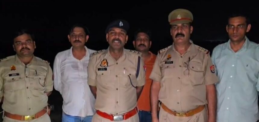 Bhojpur Police Encounter: Two Accused Wanted in a Robbery Case Shot in the Leg — IMAGE CREDIT TO पुलिस