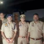 Vijaynagar police apprehended two criminals fleeing after the firing in an encounter; one was shot in the leg — IMAGE CREDIT TO पुलिस