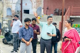 Mela Officer Inspects Bairagi Camp, Dakshdweep and Kankhal Areas Ahead of Kumbh Mela Preparations — IMAGE CREDIT TO सूचना विभाग
