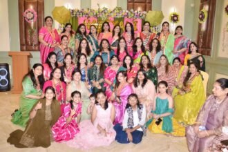 Women of Gauri Club Add Festive Cheer to Teej Celebration, Cultural Programs Steal the Show — IMAGE CREDIT TO रिपोर्टर