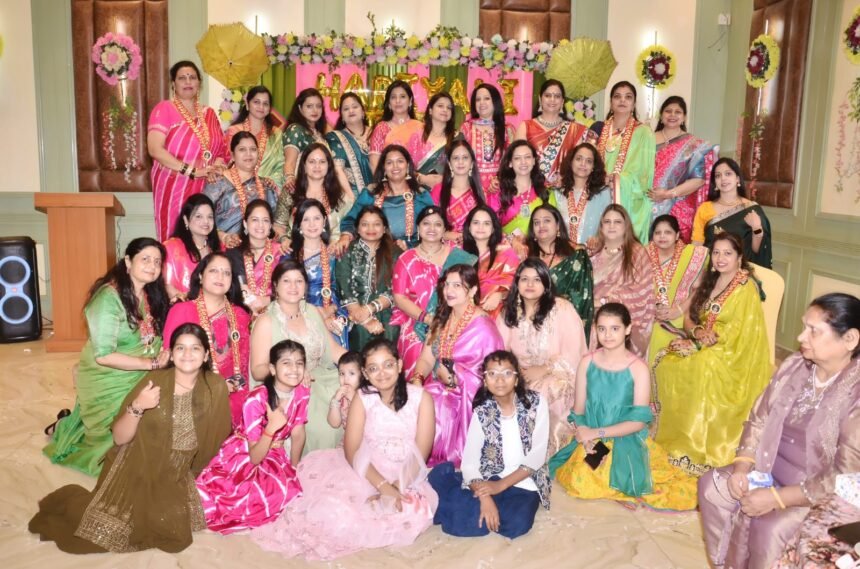 Women of Gauri Club Add Festive Cheer to Teej Celebration, Cultural Programs Steal the Show — IMAGE CREDIT TO रिपोर्टर