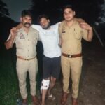 Police Encounter in Sihani Gate: A Criminal Fleeing After Firing Was Shot in the Leg, Accomplice Escaped IMAGE CREDIT TO पुलिस