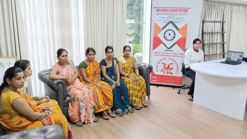 Awareness Meeting Held on the Safety of Female Employees, Grievance Redressal Process Explained IMAGE CREDIT TO गुरुकुल फाउंडेशन