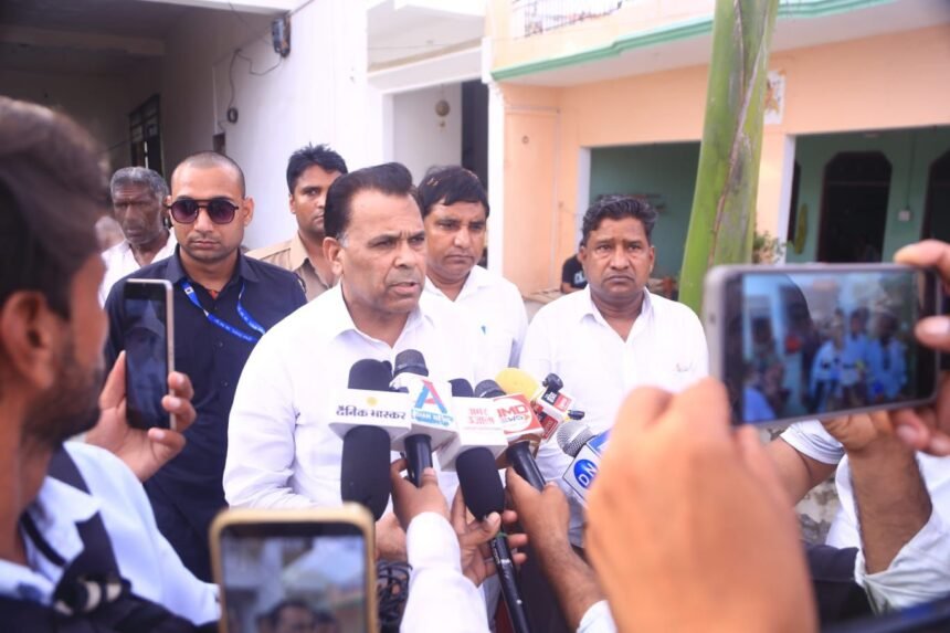 Ankit Baliyan Murder Case: Minister Narendra Kashyap Meets Victim’s Family, Directs a Fair Investigation IMAGE CREDIT TO रिपोर्टर