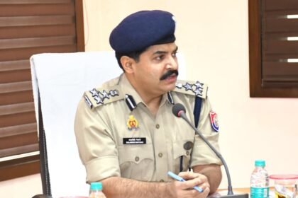 Writing 3,500 Police Personnel to Manage Security Arrangements in Meerut Region on Shri Krishna Janmashtami IMAGE CREDIT TO पुलिस