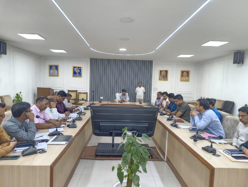 Electrical Issues in Ongoing Construction Works: Meeting Held Under the Chairmanship of the CDO — IMAGE CREDIT TO सूचना विभाग
