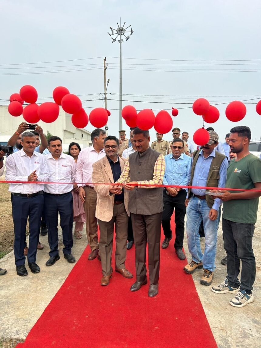 Inauguration of the six-acre developed green belt — IMAGE CREDIT TO प्राधिकरण