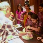 Young Schoolgirls Tied Rakhi to SSP Navneet Singh, Who Pledged to Protect Them — IMAGE CREDIT TO पुलिस