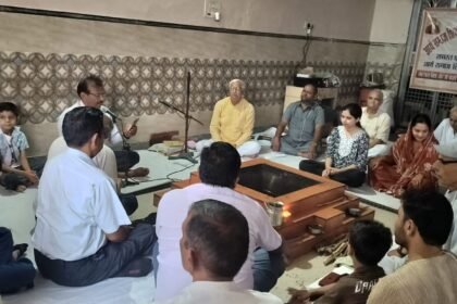 Raksha Bandhan Celebrated According to Vedic Traditions at Arya Samaj Shivpuri IMAGE CREDIT TO