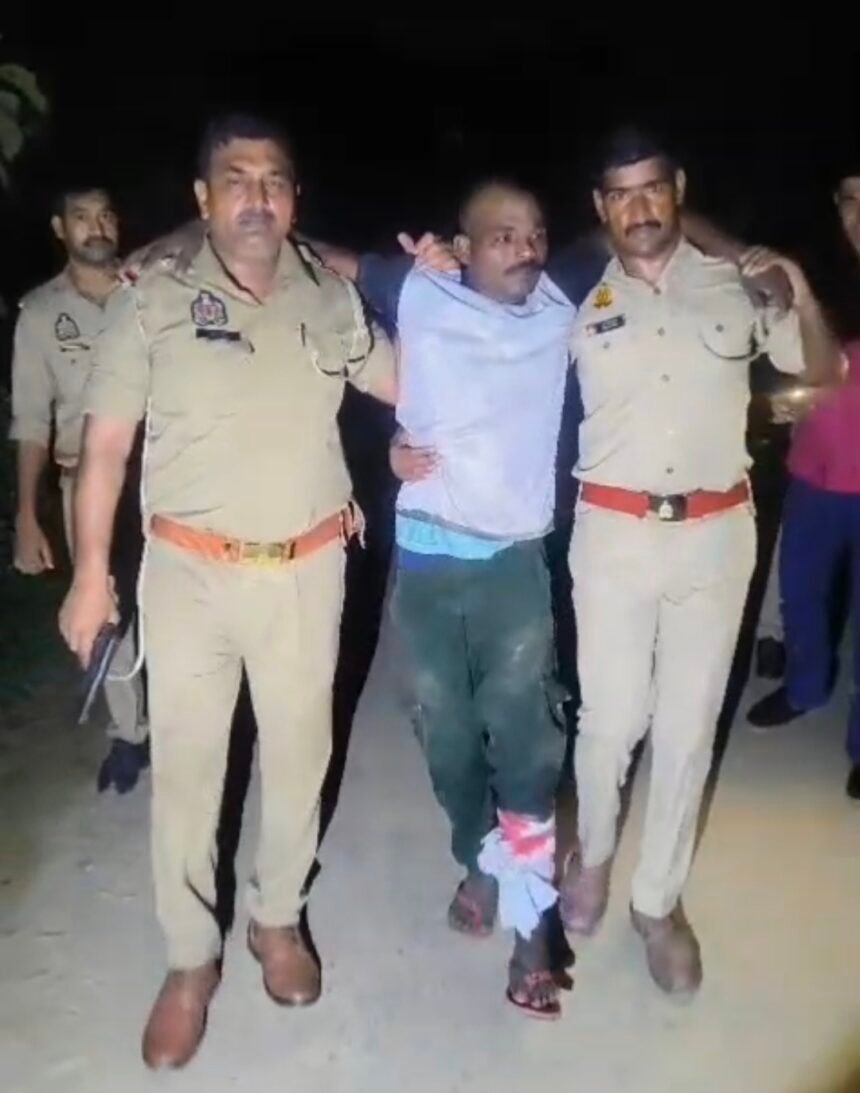 Loni Police Encounter: Burglary Suspect Injured After Being Shot in the Leg, Jewelry Worth ₹50 Lakh Recovered — IMAGE CREDIT TO