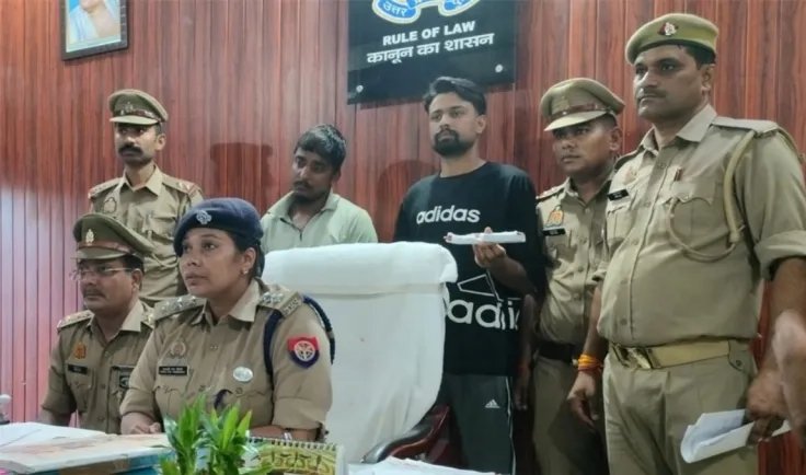Writing Sardar Alam Murder Case Solved in 40 Hours, Two Accused Arrested IMAGE CREDIT TO पुलिस