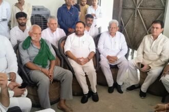 Writing RLD Leaders Meet Ankit Baliyan’s Family, Demand Arrest of Those Responsible IMAGE CREDIT TO रिपोर्टर