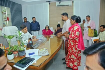 DM Hears People’s Grievances During Public Hearing IMAGE CREDIT TO सूचना विभाग